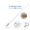 RAK Wireless · LoRa · Accessories · Fiber Glassr Antenna Peak Gain 5.8dBi · N-Type zu RP-SMA - 171326 - 1