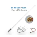 RAK Wireless · LoRa · Accessories · Fiber Glassr Antenna Peak Gain 5.8dBi · N-Type zu RP-SMA - 171326 - 1