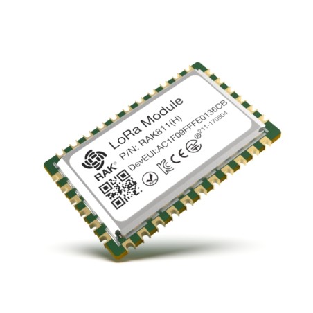 RAK Wireless · LoRa · WisDuo · RAK811 LoRa module, SX1276, 868/915MHz, Support AS923 and LoraWan, with TELEC CE, FCC, KCC certif