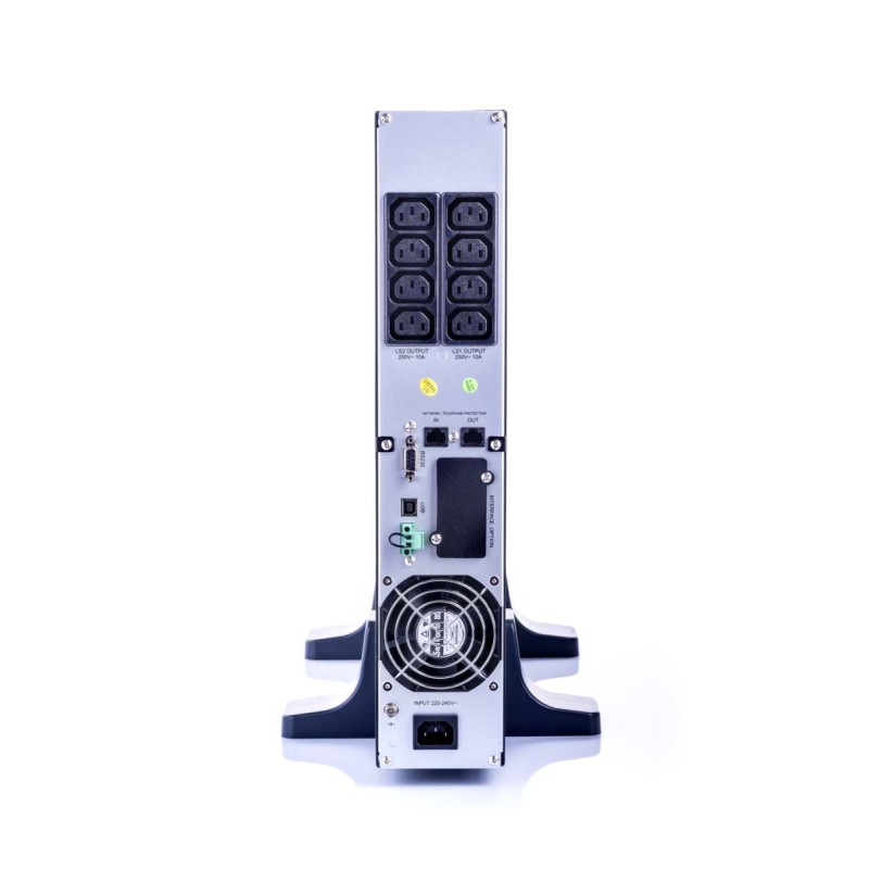 ALLNET USV 2000VA Line-Interactive, USB/RS232, LCD-Display, 19"/Tower, - 137903 - 2