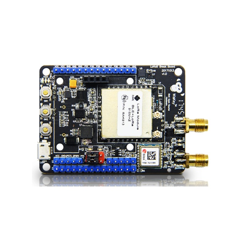 RAK Wireless · LoRa · WisTrio · LPWAN Tracker · RAK815 Hybrid Location Tracker, LoRa+Bluetooth 5.0/Beacon+GPS+Sensors+LCD, LoRaW