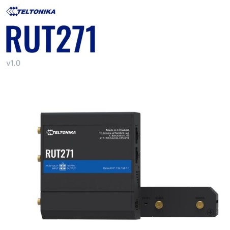 Teltonika · Router · RUT271 · Redcap 5G Router - 235718 - 1
