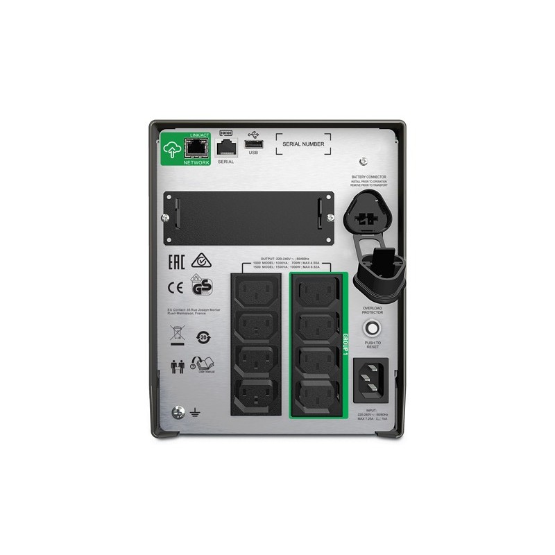 APC UPS Smart, 1000VA, 5.8min., floor standing, LCD, with SmartConnect, - 157781 - 1