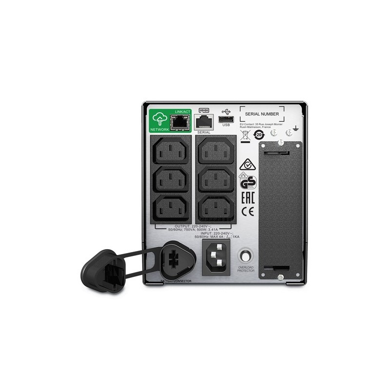 APC UPS Smart, 750VA, 4.6min., floorstanding, LCD, with SmartConnect, - 158554 - 1
