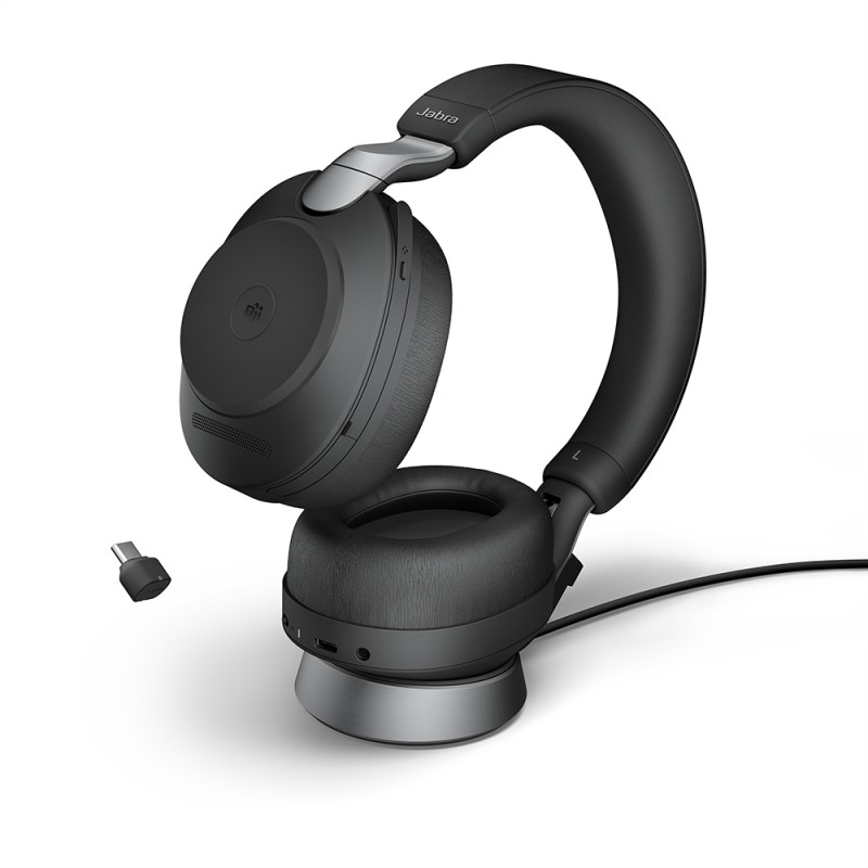 Jabra Evolve2 85 Link380c MS Stand Black - 184232 - 1
