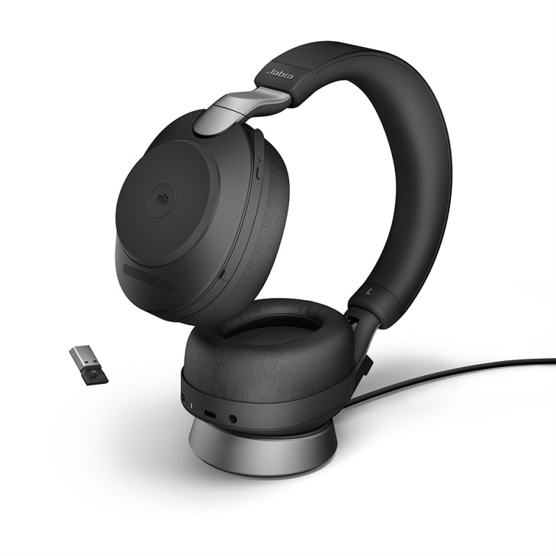 Jabra Evolve2 85 Link380a MS Stand Black - 184234 - 1