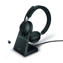 Jabra Evolve 2 65 Link380a MS Stereo Stand Black - 184238 - 1