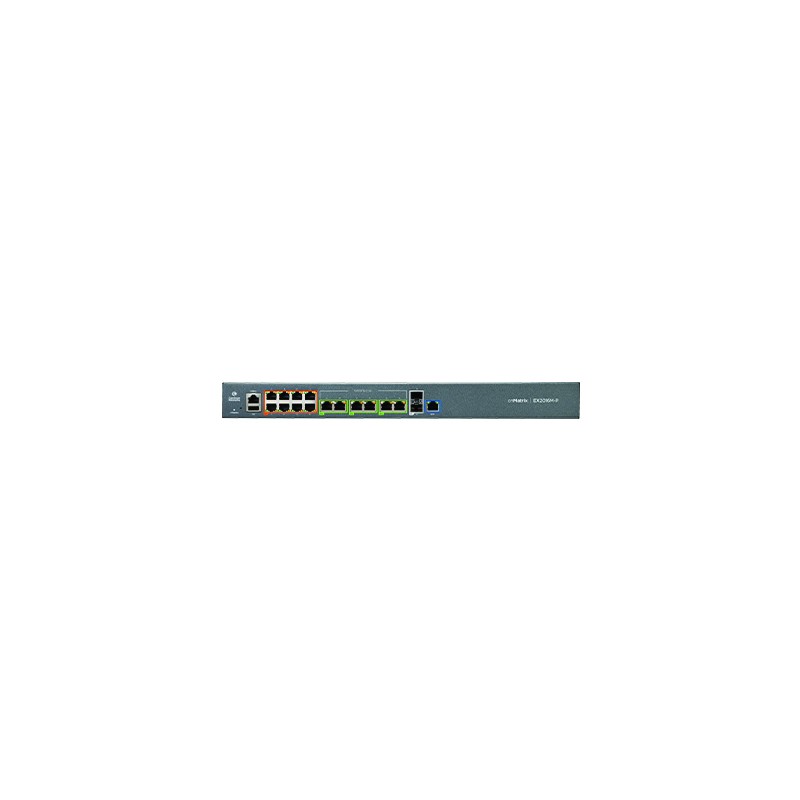 Cambium Networks cnMatrix, 16x PoE Switch - 240W, 8x 1G, 6x 2.5G, 2x SFP+, EX2016M-P - 183951 - 1