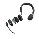 Jabra Evolve2 65 Link380a MS Mono Stand Black - 184256 - 2