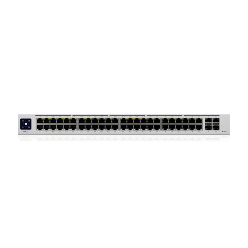 Ubiquiti Switch smart managed Layer2 52 Port &bull 48x GbE &bull PoE Budget 195W &bull 32x PoE at &bull 4x SFP &bull 19" &bull L