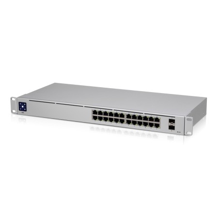 Ubiquiti Switch smart managed Layer2 26 Port &bull 24x GbE &bull 2x SFP &bull 19" &bull Lüfterlos &bull UniFi &bull USW-24 - 189