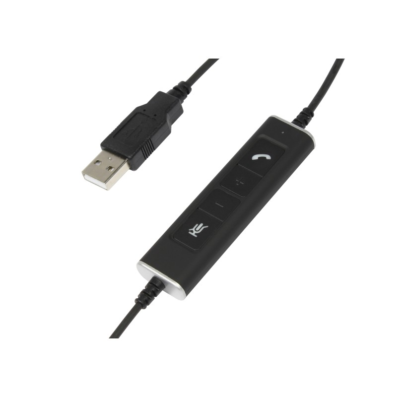 Plusonic USB Headset 10.2P, binaural, compatible to Teams and Skype - 187939 - 2