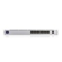 Ubiquiti Switch smart managed Layer2 26 Port &bull 24x GbE &bull 2x SFP &bull 19" &bull Lüfterlos &bull UniFi &bull USW-24 - 189