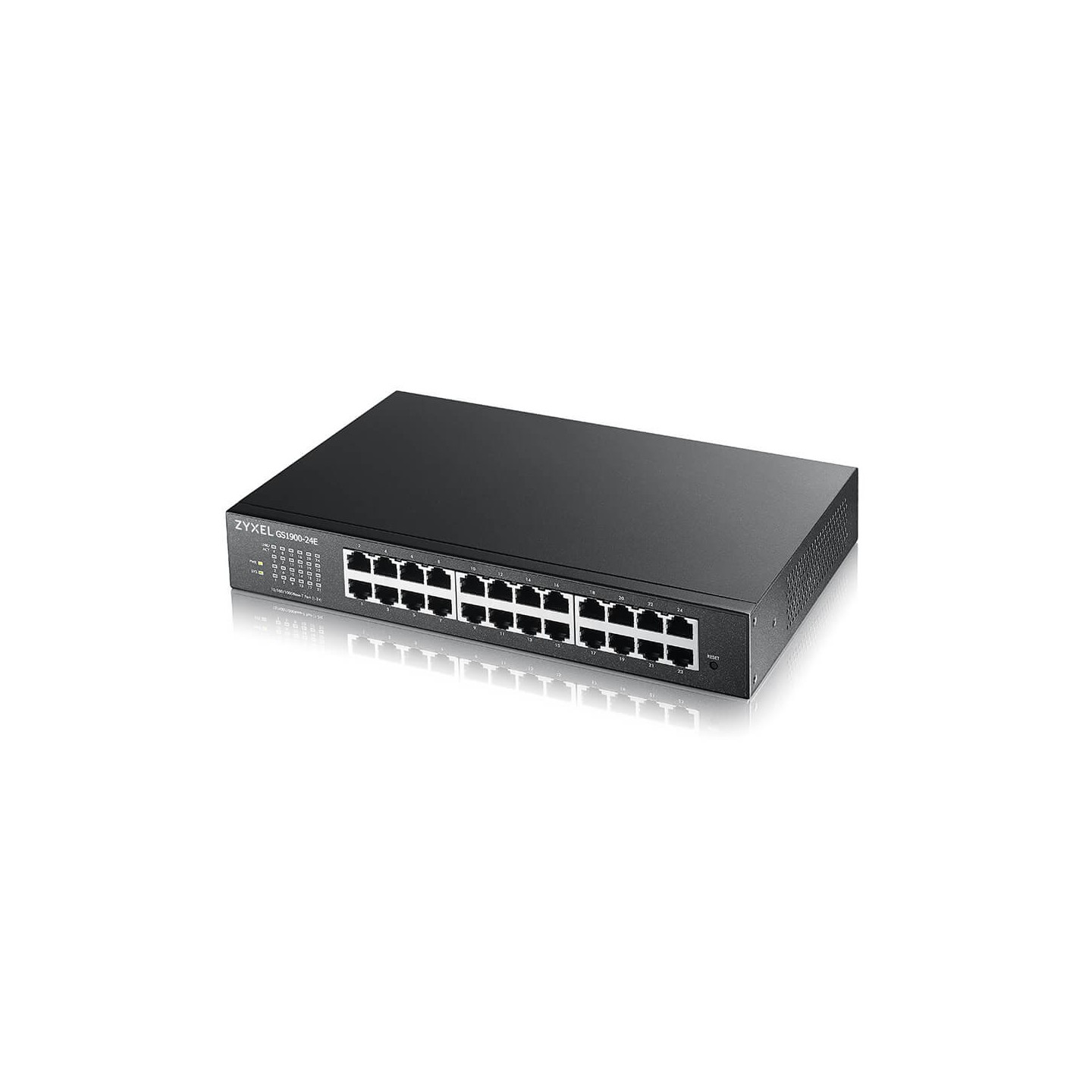 Zyxel Switch smart managed Layer2 24 Port &bull 24x 1 GbE &bull PoE Budget 130 Watt &bull 12x PoE at &bull 19" &bull GS1900-24EP
