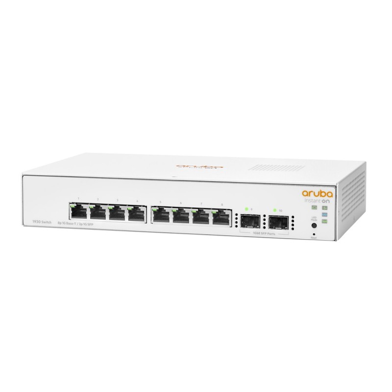 HP Switch 1000Mbit, 8xTP, 1930-8G-2SFP, Lüfterlos, - 190251 - 1