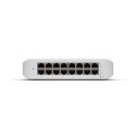 Ubiquiti Switch smart managed Layer2 16 Port &bull 16x GbE &bull PoE Budget 45W &bull 8x PoE at &bull Desktop &bull Lüfterlos &b