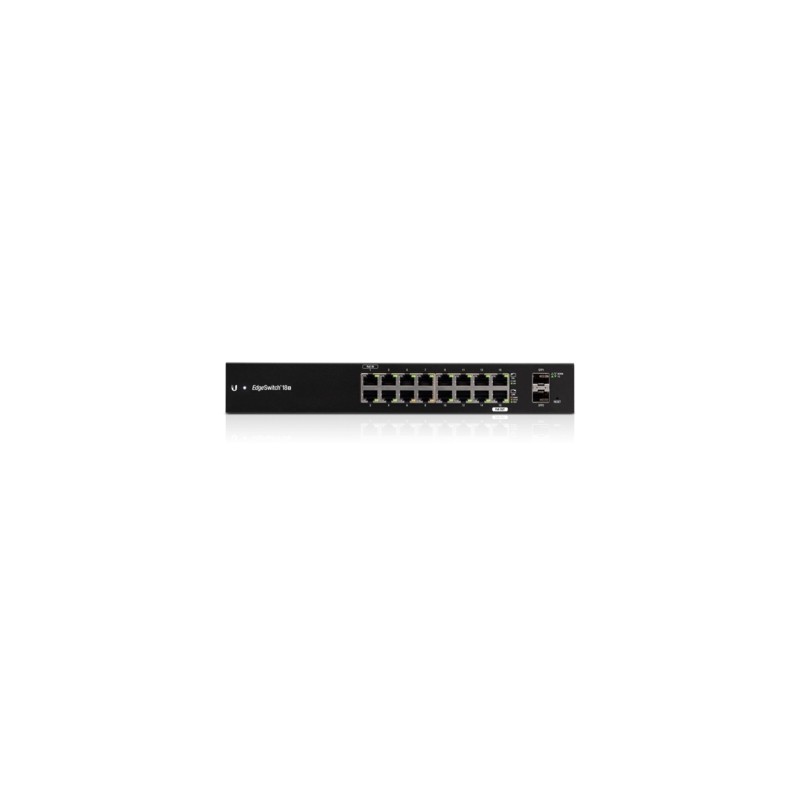 Ubiquiti EdgeSwitch 18 / 16 Gigabit RJ45 Ports / 2 SFP Ports / 1 POE Passthrough / ES-18X - 192380 - 2