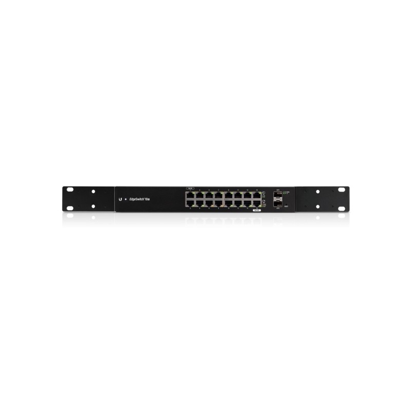 Ubiquiti EdgeSwitch 18 / 16 Gigabit RJ45 Ports / 2 SFP Ports / 1 POE Passthrough / ES-18X - 192380 - 3