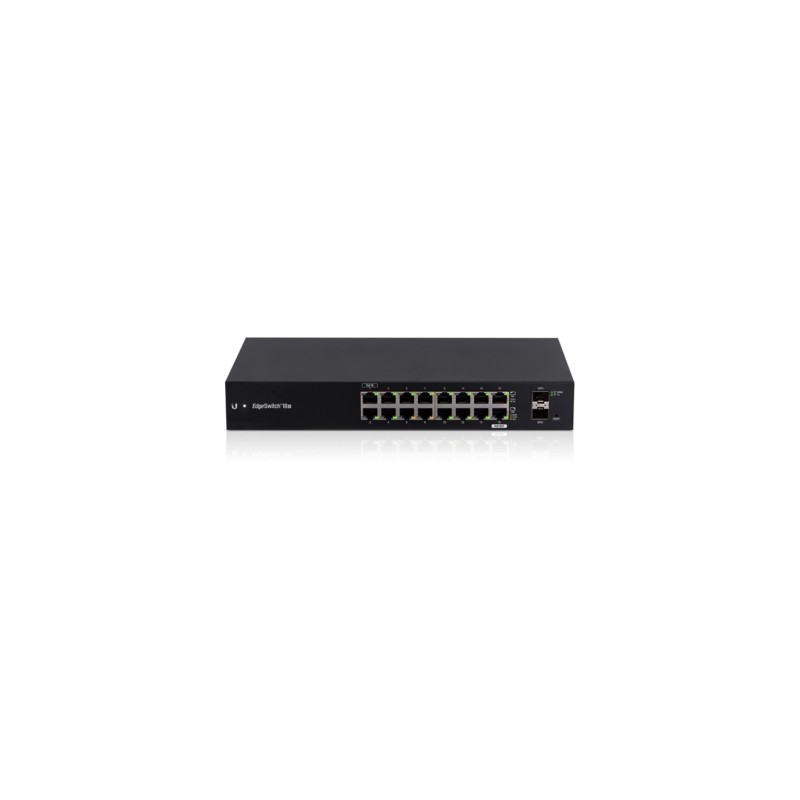 Ubiquiti EdgeSwitch 18 / 16 Gigabit RJ45 Ports / 2 SFP Ports / 1 POE Passthrough / ES-18X - 192380 - 4