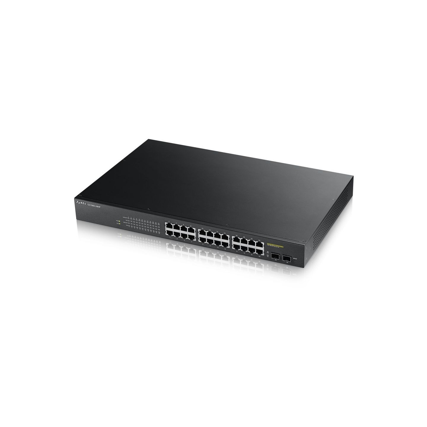 Zyxel Switch smart managed Layer2 26 Port &bull 24x 1 GbE &bull PoE Budget 170 Watt &bull 24x PoE at &bull 2x SFP &bull 19" &bul