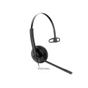 Yealink SIP zub. QD/RJ YHS34 Monaurales Headset mit NoiseCancelling - 194692 - 1