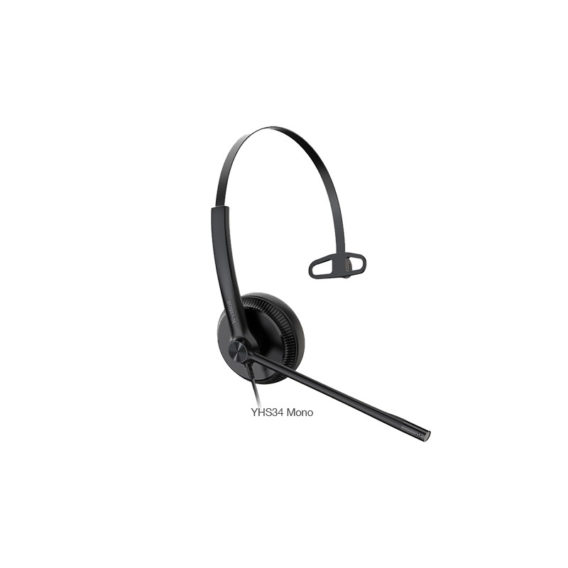 Yealink SIP zub. QD/RJ YHS34 Lite, Monaurales Headset mit No - 194694 - 1