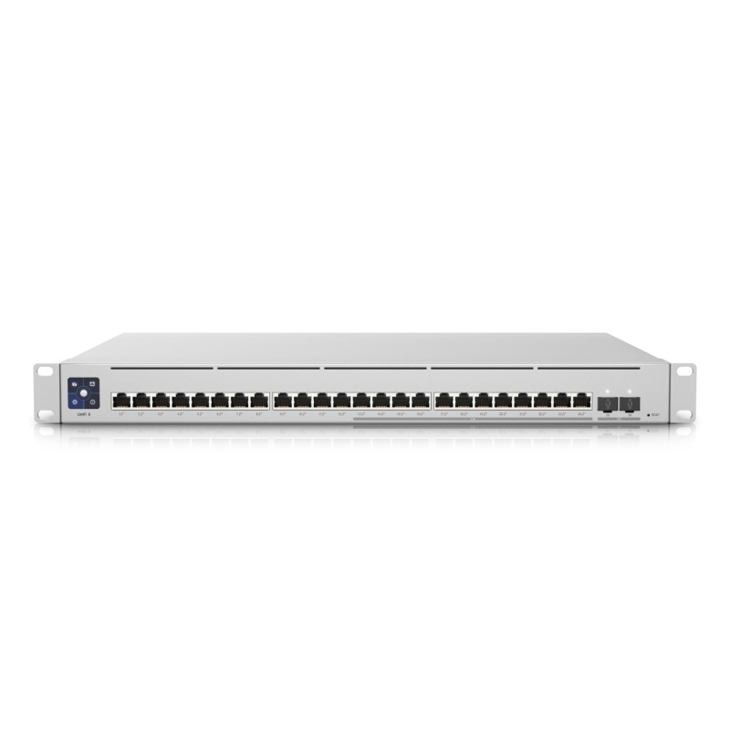 Ubiquiti Switch full managed Layer3 26 Port &bull 12x 2,5 GbE &bull 12x GbE &bull PoE Budget 400W &bull 24x PoE at &bull 2x SFP+