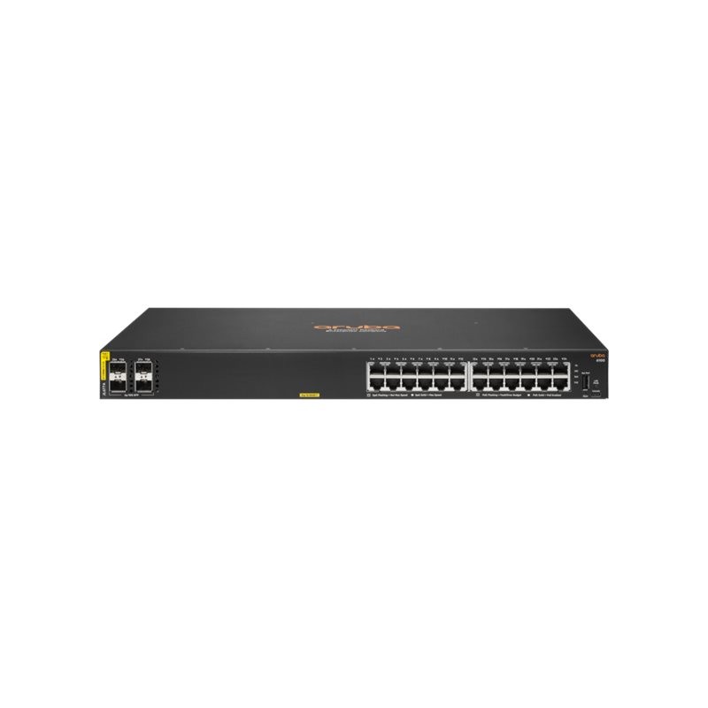 HP Switch 1000Mbit, 24xTP, 4xSFP/SFP+-Slot, 6100-24G-CL4-POE-4SFP+-370W, - 201295 - 1