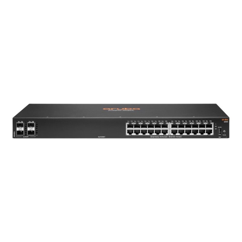 HP Switch 1000Mbit, 24xTP, 4xSFP-Slot, Aruba 6000 24G 4SFP, - 207500 - 1