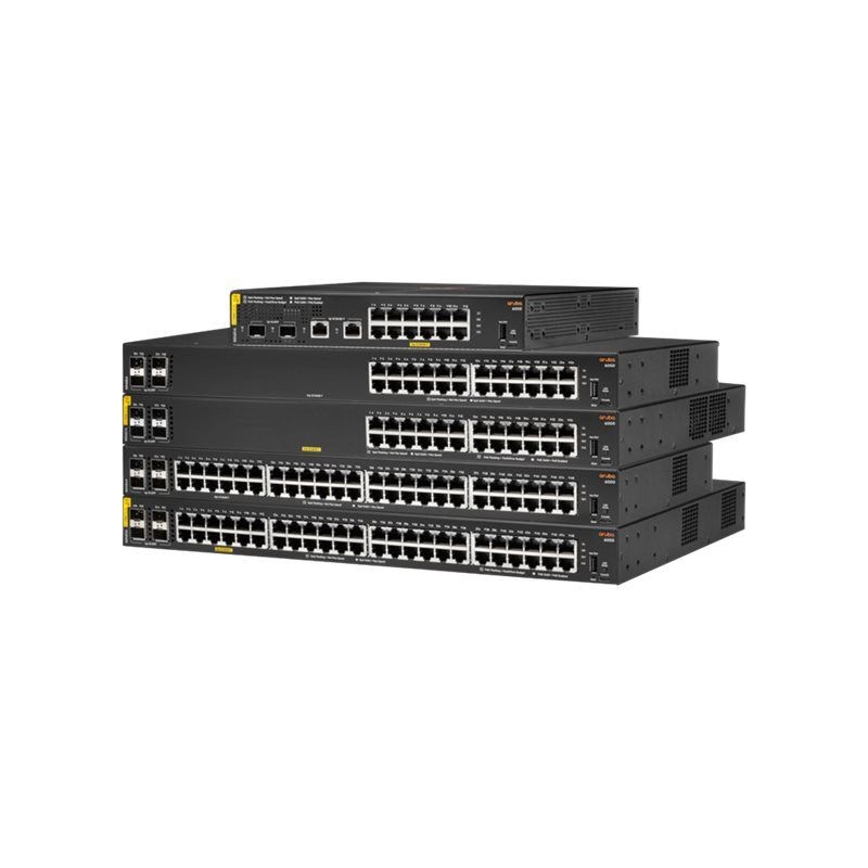 HP Switch 1000Mbit, 48xTP, 4xSFP-Slot, Aruba 6000 48G 4SFP 370W, - 207502 - 2