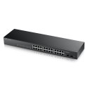 Zyxel Switch smart managed Layer2 26 Port &bull 24x 1 GbE &bull 2x SFP &bull 19" &bull Lüfterlos &bull GS1900-24 V2 - 207726 - 1
