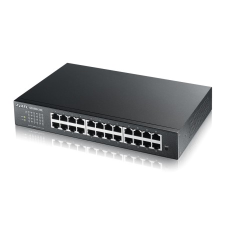 Zyxel Switch smart managed Layer2 24 Port &bull 24x 1 GbE &bull 19" &bull Lüfterlos &bull GS1900-24E V3 - 207735 - 1