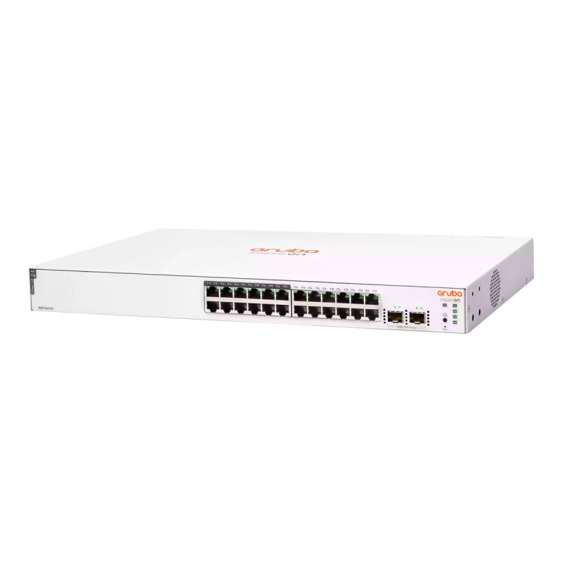 HP Switch 1000Mbit, 24xTP, 2xSFP-Slot, 1830-24G-2SFP-195W, POE - 209182 - 1