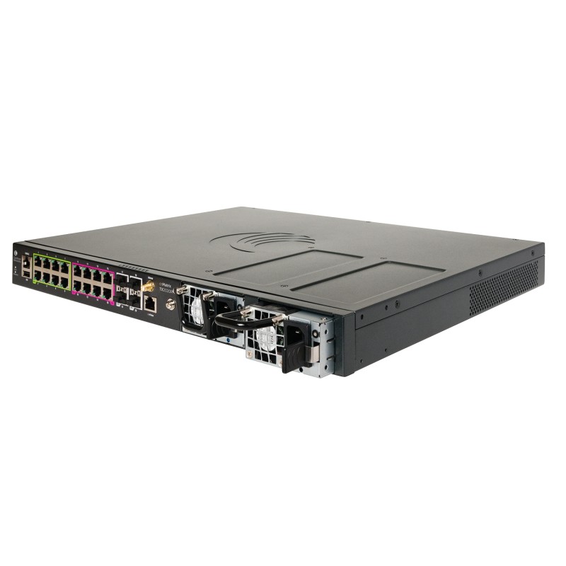 Cambium Networks cnMatrix TX 2020R-P - POE Switch 16 x 1 Gbps and 4 SFP+ redundante Netzteile - 209191 - 1