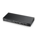 Zyxel Switch smart managed Layer2 8 Port &bull 8x 1 GbE &bull Desktop &bull Lüfterlos &bull NebulaFlex &bull GS1915-8 - 209417 -