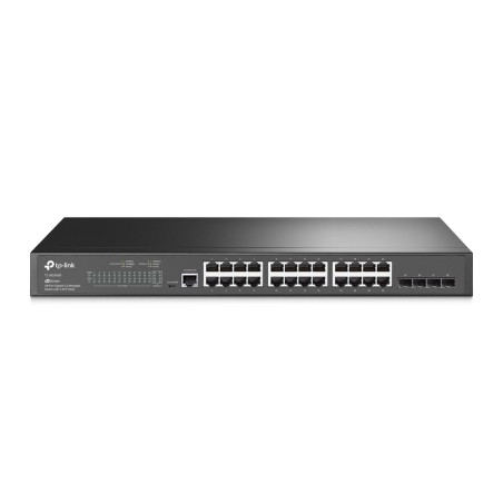 TP-Link Switch full managed Layer2+ 28 Port &bull 24x 1 GbE &bull 4x SFP &bull 19" &bull Lüfterlos, Omada &bull SG342 - 209662 -