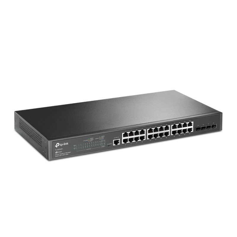 TP-Link Switch full managed Layer2+ 28 Port &bull 24x 1 GbE &bull 4x SFP &bull 19" &bull Lüfterlos, Omada &bull SG342 - 209662 -