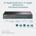 TP-Link Switch full managed Layer2+ 10 Port &bull 8x 1 GbE &bull 2x SFP &bull 13" &bull Lüfterlos, Omada &bull SG321 - 209663 - 