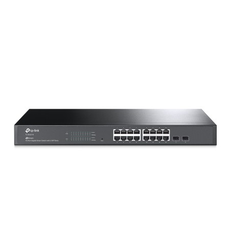 TP-Link Switch full managed Layer2 18 Port &bull 16x 1 GbE &bull 2x SFP &bull 19" &bull Lüfterlos, Omada &bull SG2218 - 209664 -
