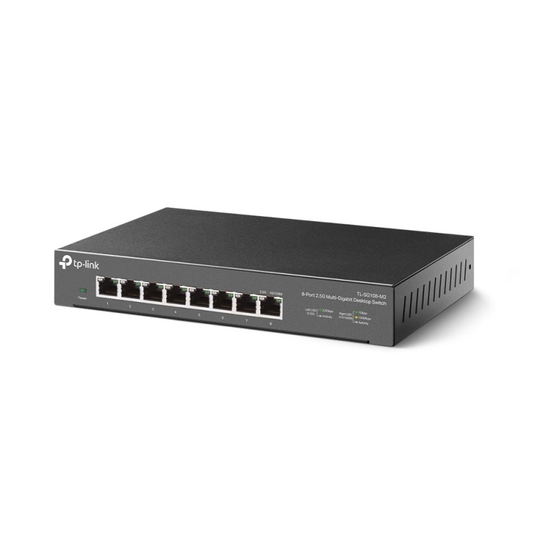 TP-Link - TL-SG108-M2 - 8-Port 2.5G Multi-Gigabit Desktop Switch - 209673 - 2