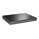TP-Link Switch full managed Layer2+ 52 Port &bull 48x 1 GbE &bull 4x SFP &bull PoE Budget 384 Watt &bull 48x PoE at &bull 4x SFP