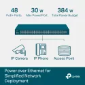 TP-Link Switch full managed Layer2+ 52 Port &bull 48x 1 GbE &bull 4x SFP &bull PoE Budget 384 Watt &bull 48x PoE at &bull 4x SFP