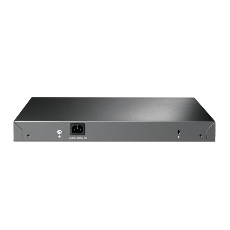 TP-Link Switch full managed Layer2+ 28 Port &bull 24x 1 GbE &bull 4x SFP &bull PoE Budget 384 Watt &bull 24x PoE at &bull 4x SFP
