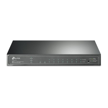 TP-Link Switch full managed Layer2 10 Port &bull 8x 1 GbE &bull PoE Budget 58 Watt &bull 8x PoE at &bull 2x SFP &bull 10? &bull 