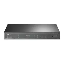 TP-Link Switch full managed Layer2 8 Port &bull 8x 1 GbE &bull PoE Budget 58 Watt &bull 4x PoE at &bull Lüfterlos, Omada &bull S