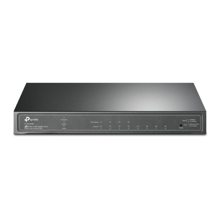TP-Link Switch full managed Layer2 8 Port &bull 8x 1 GbE &bull PoE Budget 58 Watt &bull 4x PoE at &bull Lüfterlos, Omada &bull S