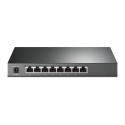 TP-Link Switch full managed Layer2 8 Port &bull 8x 1 GbE &bull PoE Budget 58 Watt &bull 4x PoE at &bull Lüfterlos, Omada &bull S