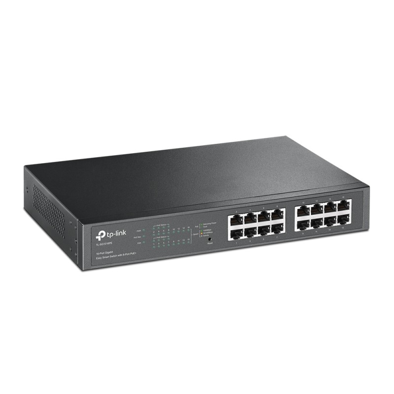 TP-Link - TL-SG1016PE - 16-Port Gigabit Easy Smart Switch with 8-Port PoE+ - 209699 - 2