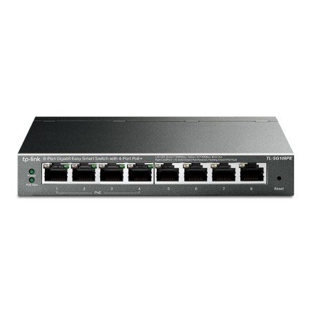 TP-Link - TL-SG108PE - 8-Port Gigabit Easy Smart Switch with 4-Port PoE+ - 209700 - 1