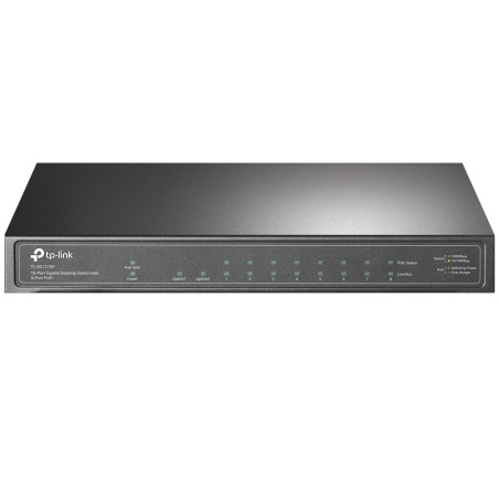TP-Link - TL-SG1210P - 10-Port Gigabit Switch with 8-Port PoE+ - 209704 - 1